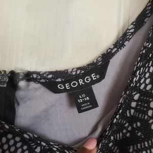 George Women's Black Dress